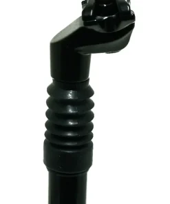 Tige de selle alu suspendue noir avec tête Dia.27,2 mm / Ext.350 mm