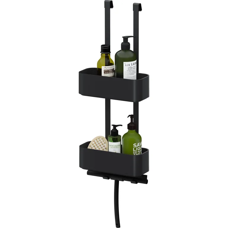 Tiger Porte-serviettes suspendu 2-Store 25 cm - noir