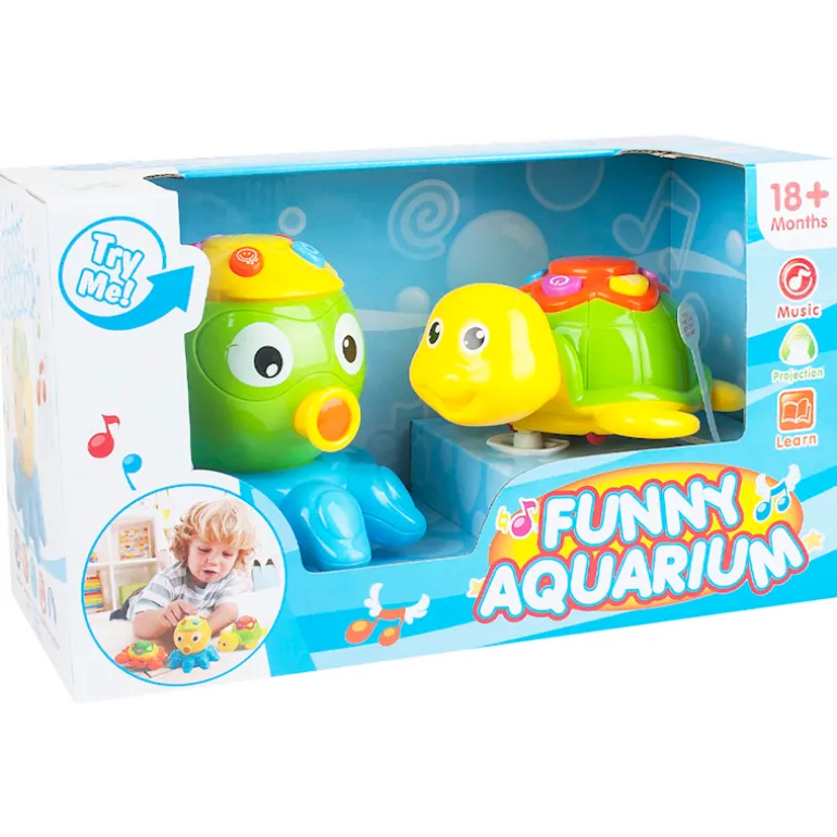 Tortue & Octopus amis de bain