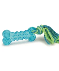 Tpr jouet chien os bleu 10 cm