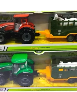 Tracteur avec remorque