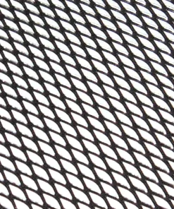Treillis de grille aluminium noir 30 x 90 cm