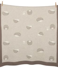 Tricot Couverture 65x80cm Herisson