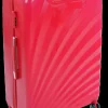Trolley shell design rouge 70 cm