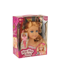 Tête coiffure blonde