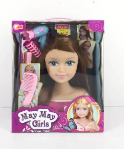 Tête coiffure brun