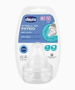 Tétine Phystiologiques Anti-Coliques silicone 4M+ x2