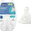 Tétine Phystiologiques Anti-Coliques silicone 0M+ x2