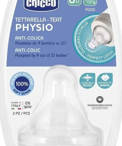 Tétine Phystiologiques Anti-Coliques silicone 6M+ x2