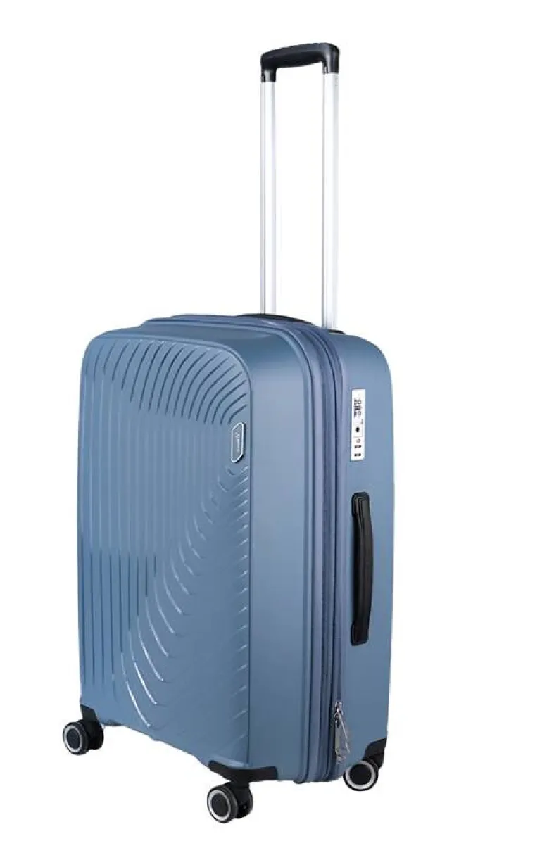 Valise rigide à roulettes 58L Bleu - 60 cm