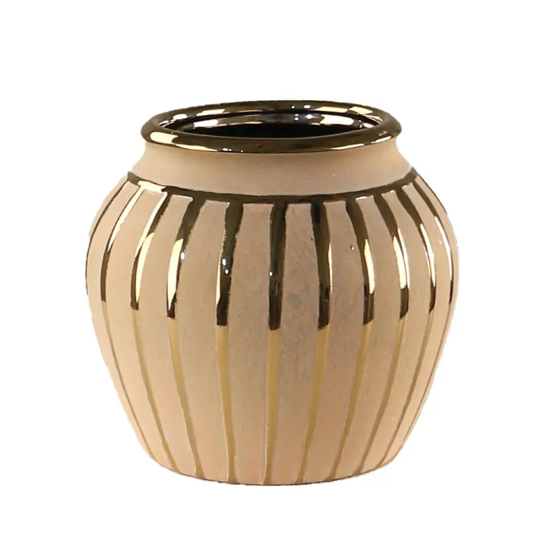 Vase Tyrion Gold 19x19x17,5 cm