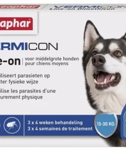 Vermicon Line-On chien moyen 3x3 ml