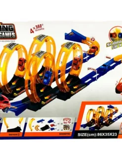 Voitures de course avec boucle