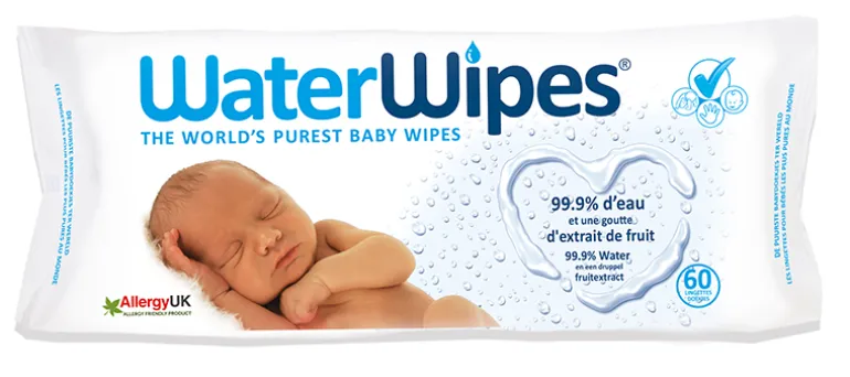 WaterWipes Lingettes - 60 pcs