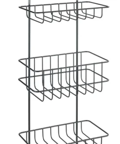 Wenko Revigo étagère de douche 3 couches suspendable - noir