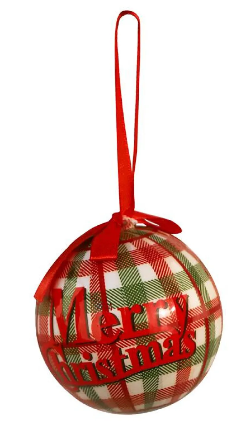 3x boules noël carreaux ro/vert