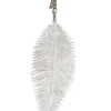 6x épingle avec plume blanc