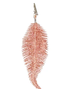 6x épingle avec plume rose or